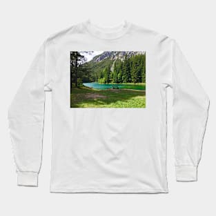 Bench at Green Lake Long Sleeve T-Shirt